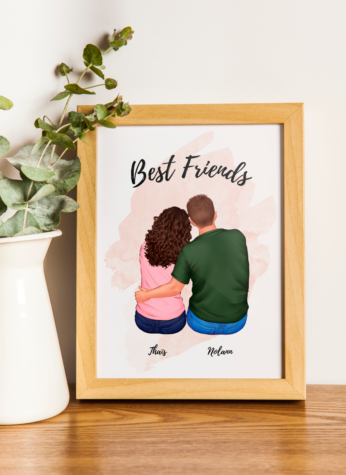 Best friends mockup Best friends mockup